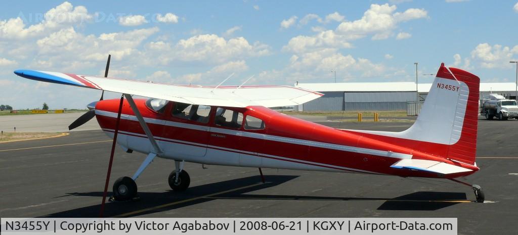 N3455Y, 1968 Cessna 180H Skywagon C/N 18051955, At Greeley