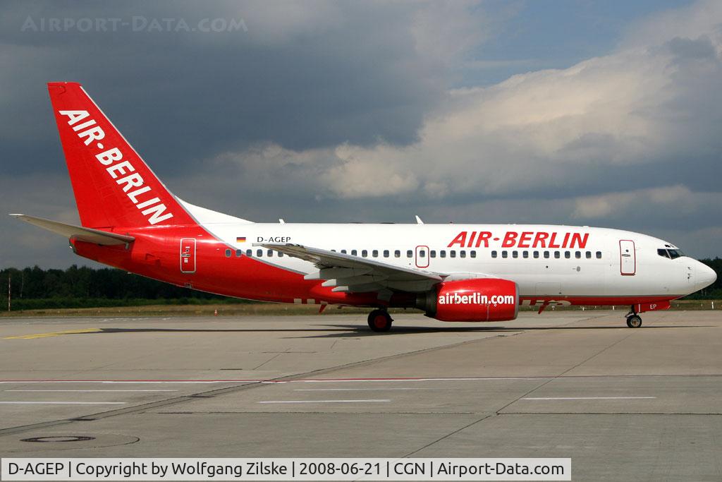 D-AGEP, 1998 Boeing 737-75B C/N 28102, visitor