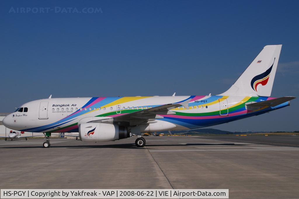 HS-PGY, 2008 Airbus A319-132 C/N 3454, Bangkok AIr Airbus 319