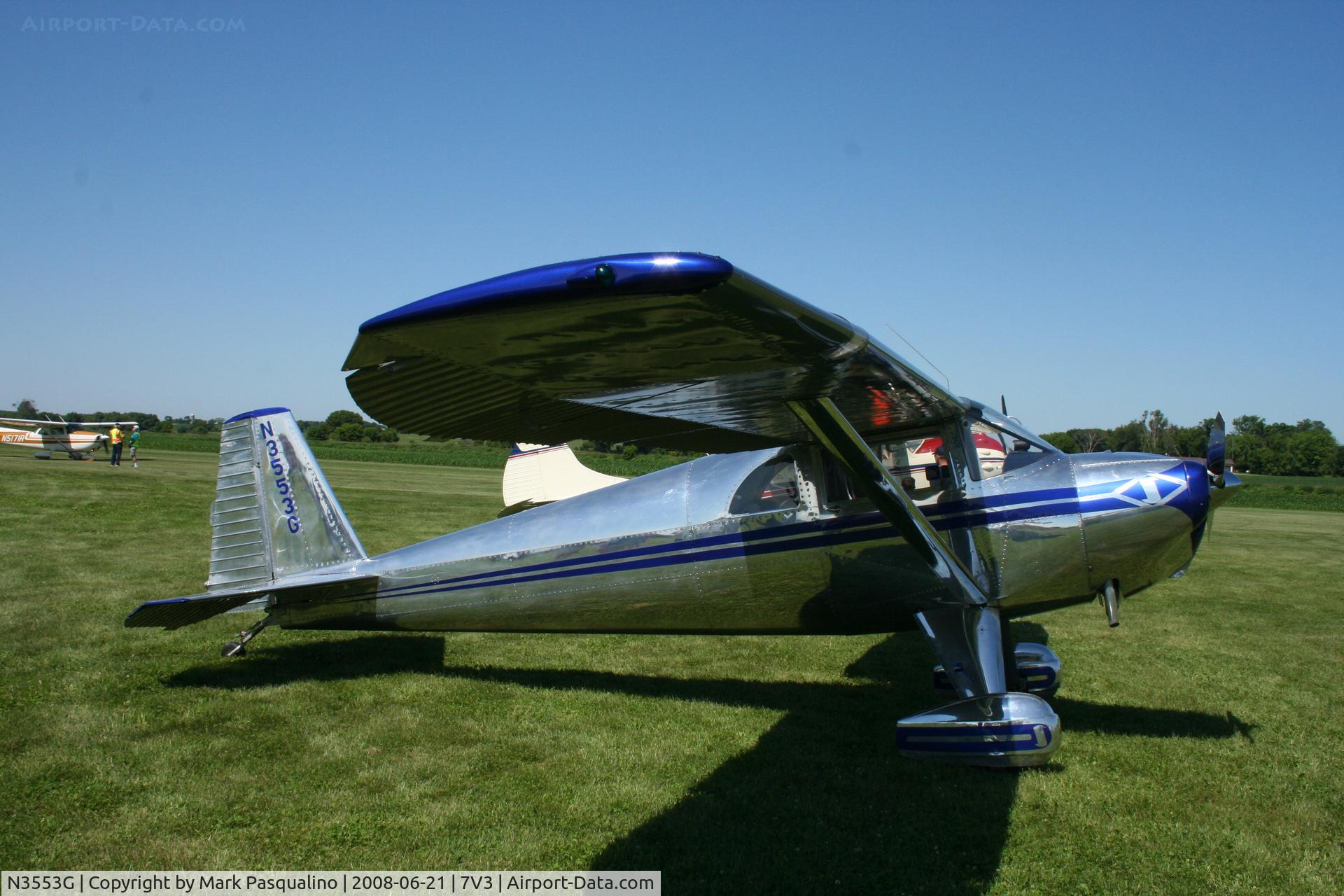 N3553G, 1960 Silvaire 8F C/N S-85, Luscombe 8F