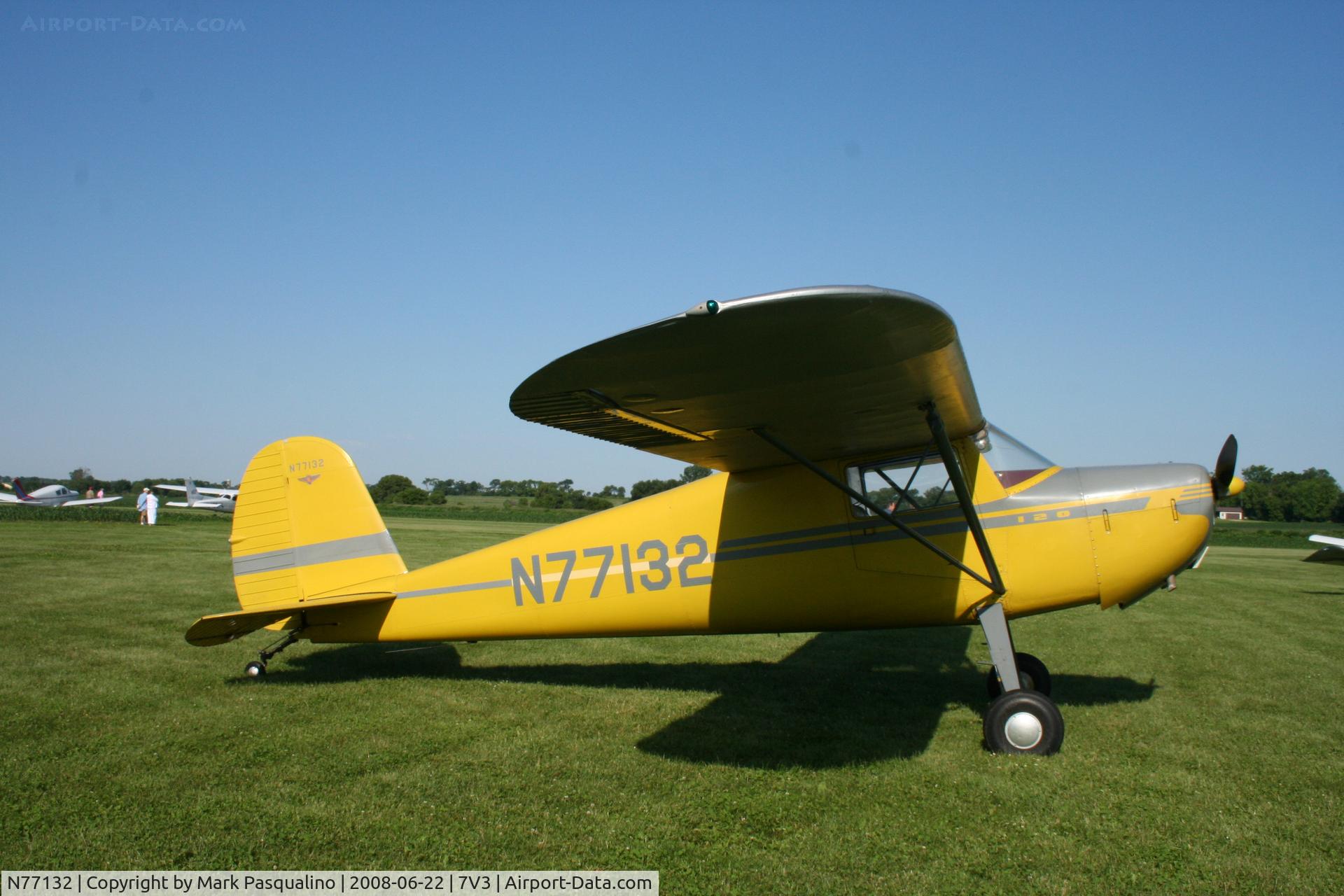 N77132, 1946 Cessna 120 C/N 11590, Cessna 120