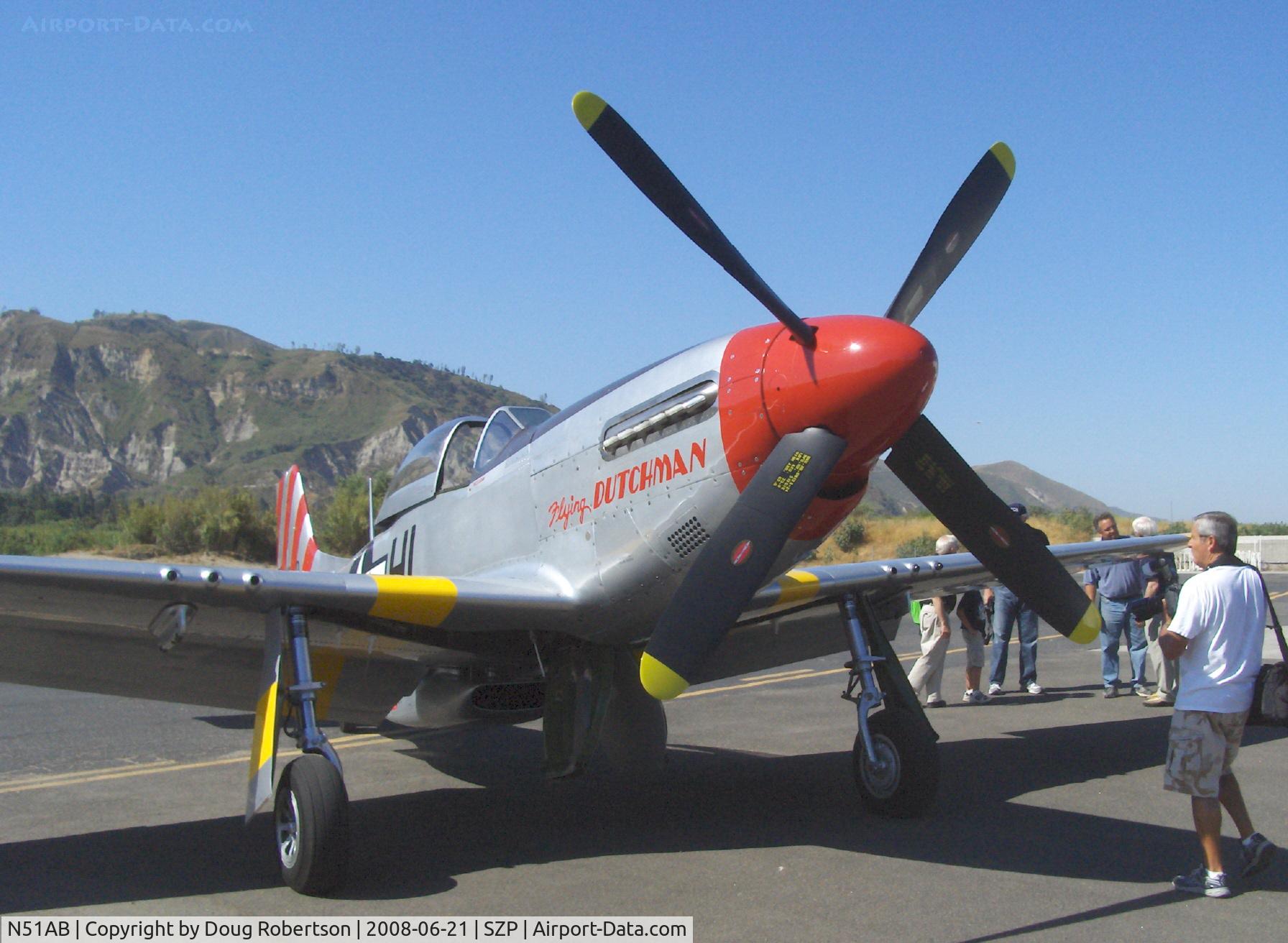 N51AB, 1944 North American P-51D Mustang C/N 44-14777, 1944 North American/Aero Classics P-51D MUSTANG 'Flying Dutchman', Rolls Royce V1650-7 1,490 Hp MERLIN, Limited class, Note: four blade prop with constant chord to spinner brings more air to engine