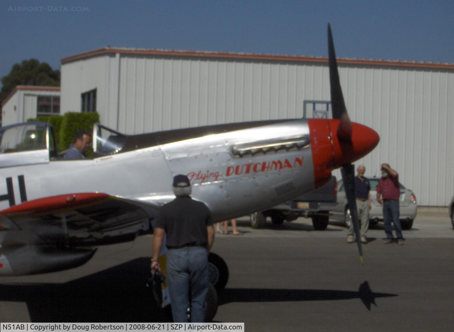N51AB, 1944 North American P-51D Mustang C/N 44-14777, 1944 North American/Aero Classics P-51D MUSTANG 'Flying Dutchman', Rolls Royce V-1650-7 1,490 Hp MERLIN, Limited class, silver-metallic paint overall