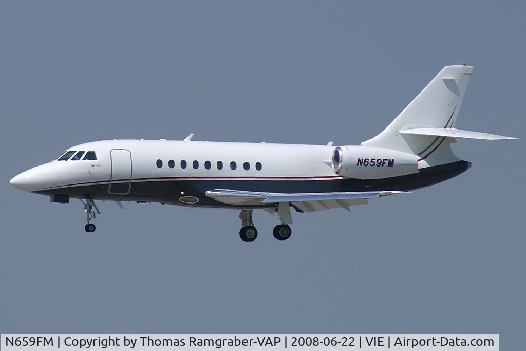 N659FM, 1995 Dassault Falcon 2000 C/N 17, Thayer Services Dassault Falcon 2000