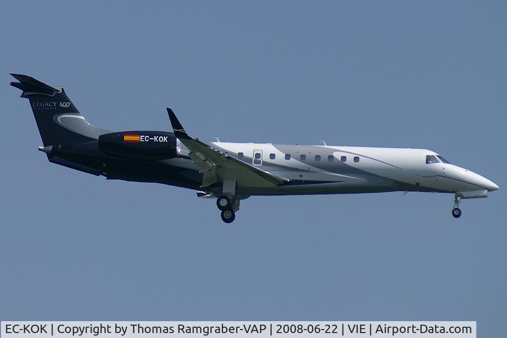 EC-KOK, 2008 Embraer EMB-135BJ Legacy 600 C/N 14501045, Embraer 135