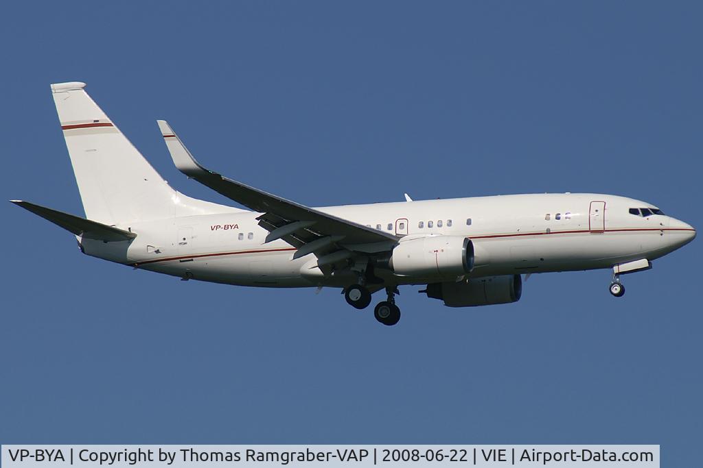 VP-BYA, 2000 Boeing 737-700 BBJ C/N 29972, Boeing 737-700