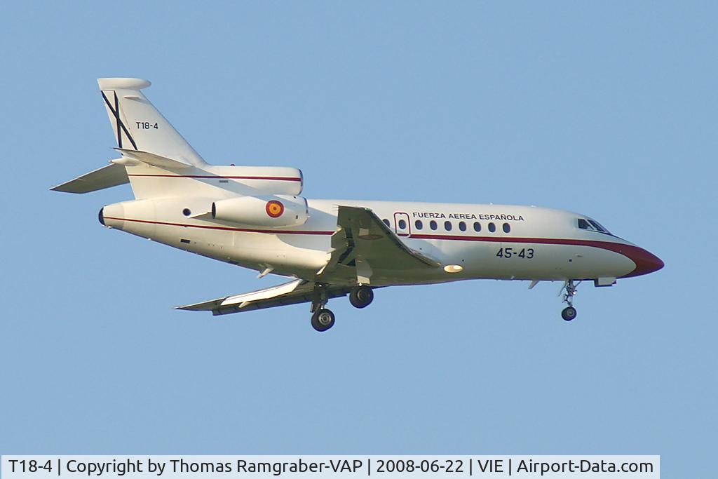 T18-4, 1989 Dassault Falcon 900B C/N 74, Spain - Air Force Dassault Falcon 900