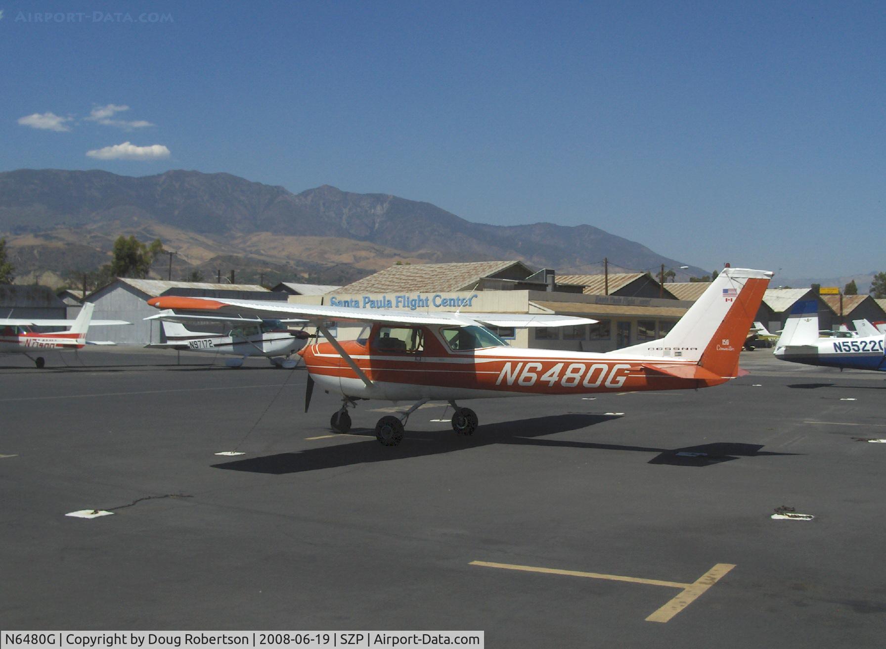 N6480G, 1970 Cessna 150K C/N 15071980, 1970 Cessna 150K COMMUTER, Continental O-200 100 Hp
