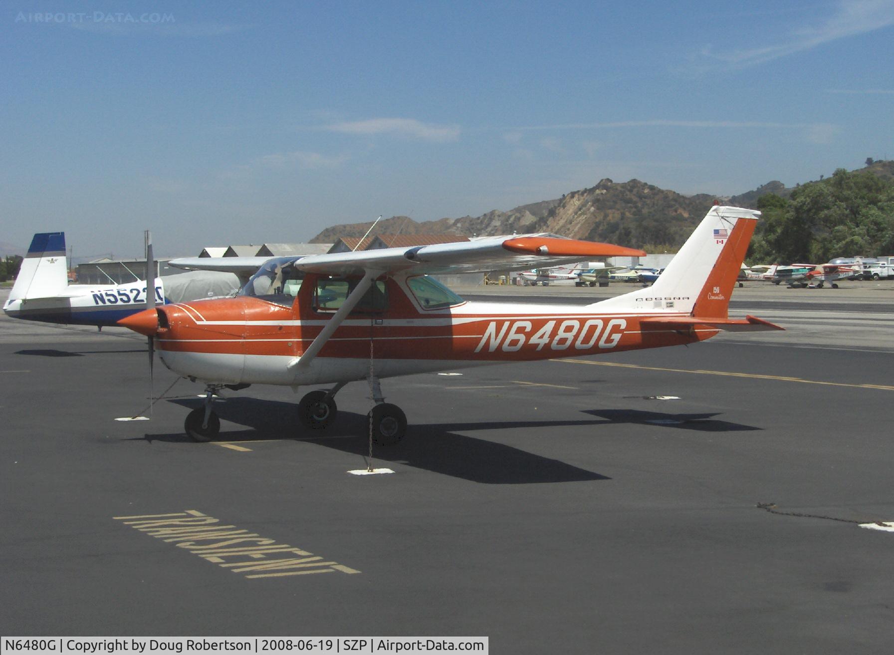 N6480G, 1970 Cessna 150K C/N 15071980, 1970 Cessna 150K COMMUTER, Continental O-200 100 Hp