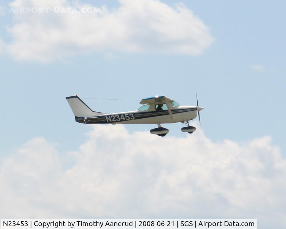 N23453, 1968 Cessna 150H C/N 15068957, 1968 Cessna 150H, c/n 15068957, In the pattern at South Saint Paul