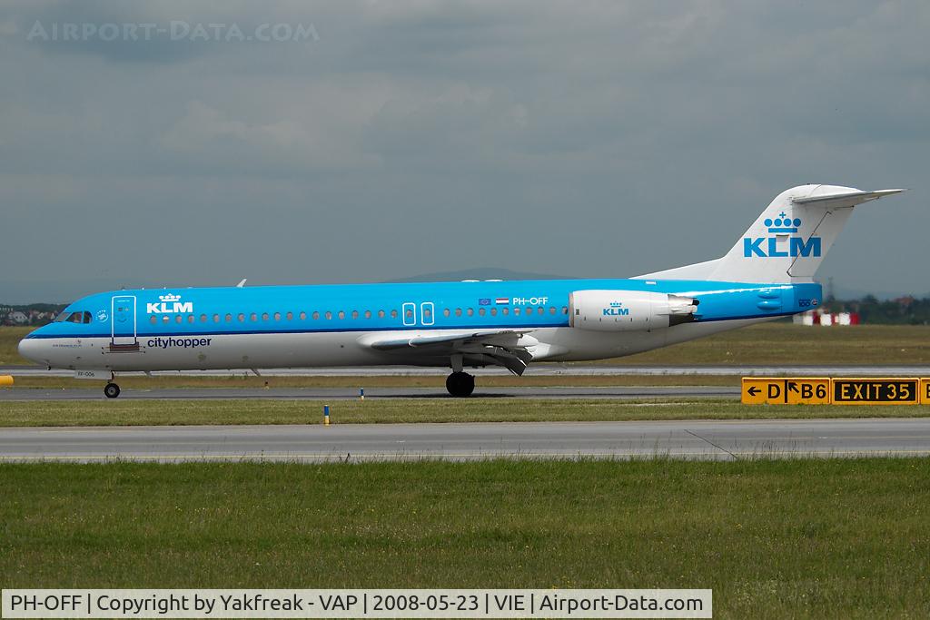 PH-OFF, 1989 Fokker 100 (F-28-0100) C/N 11274, KLM Fokker 100