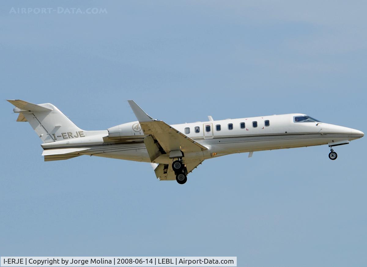 I-ERJE, 2002 Learjet 45 C/N 45-226, Lear italian on final to RWY 25R.