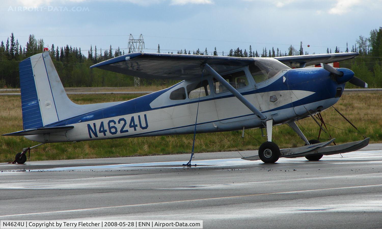 N4624U, 1963 Cessna 180G C/N 18051324, Cessna 180G at Nenana Muni