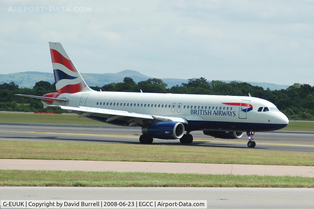 G-EUUK, 2002 Airbus A320-232 C/N 1899, British Airways - Taxiing
