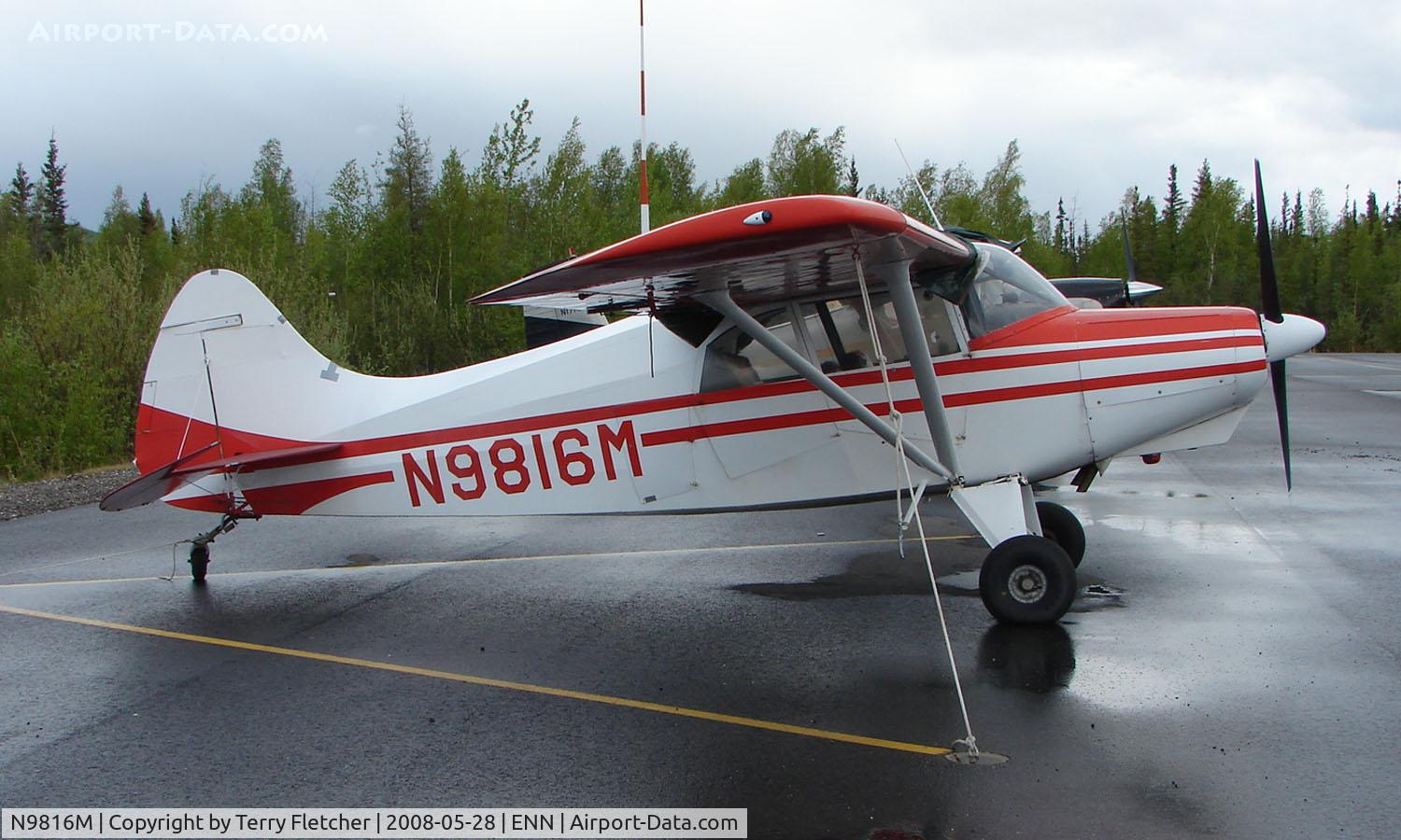 N9816M, 1966 Maule M-4 C/N 93, Maule M-4 at Nenana Muni