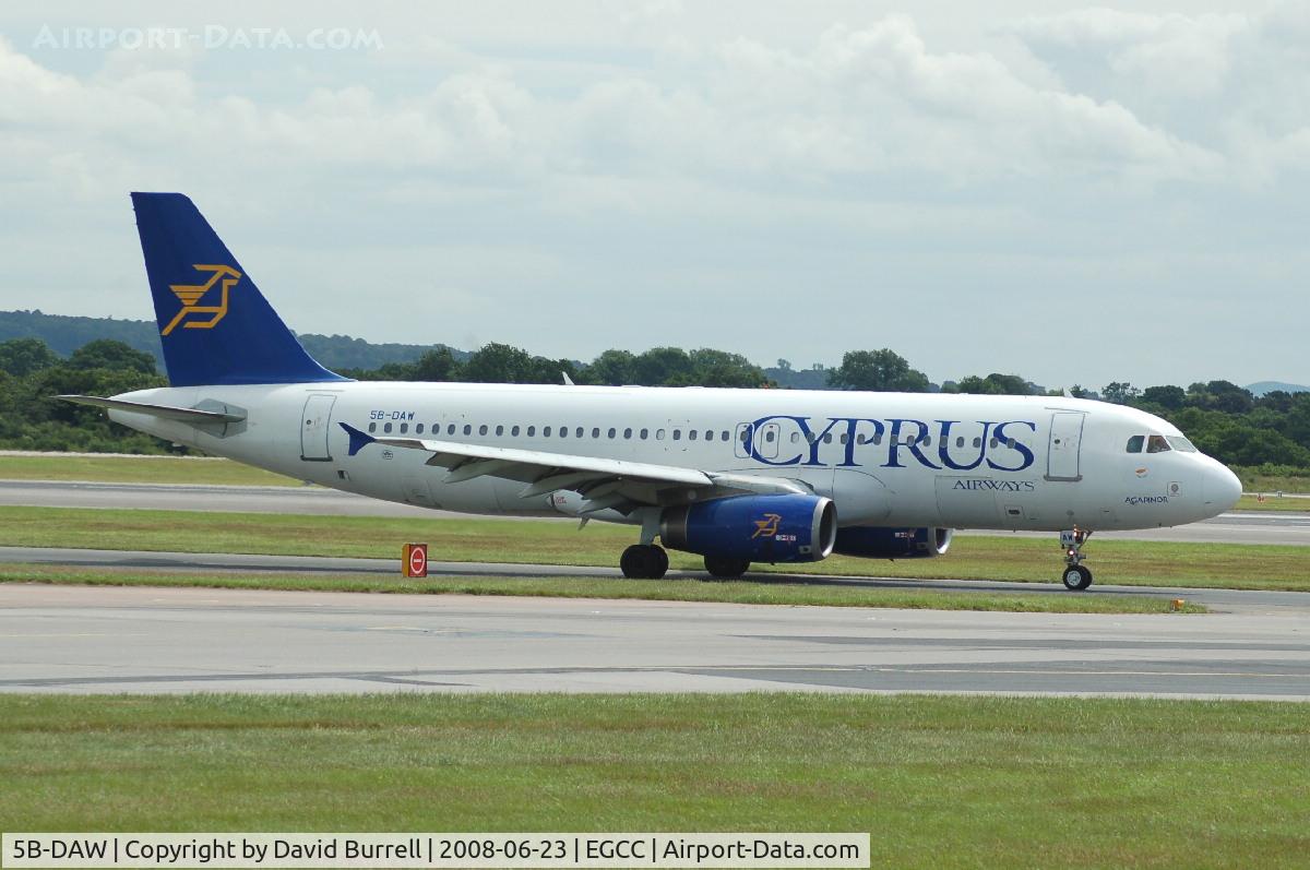 5B-DAW, 1989 Airbus A320-231 C/N 038, Cyprus Airways - Taxiing