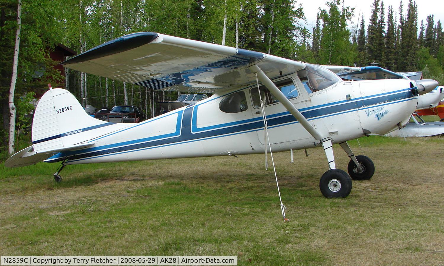 N2859C, 1954 Cessna 170B C/N 26402, Cessna 170B at Chena Marina , Fairbanks
