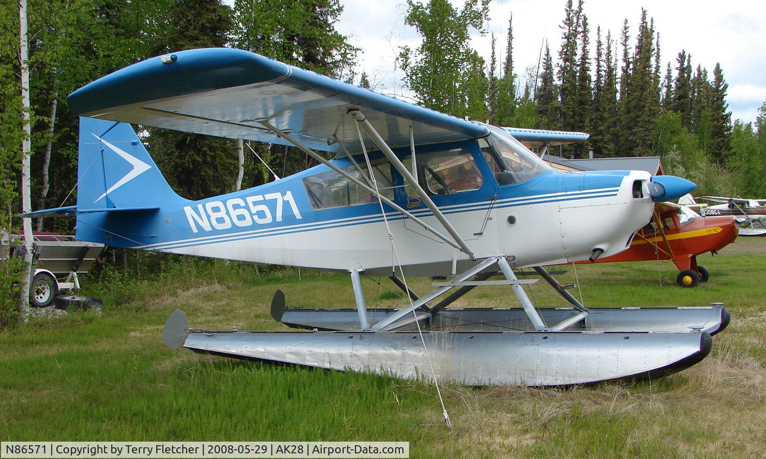 N86571, 1973 Bellanca 7GCBC C/N 633-74, 1973 Bellanca 7GCBC at Chena Marina , Fairbanks AK