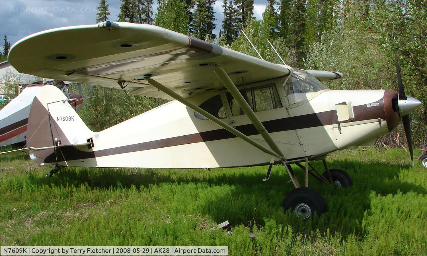 N7609K, 1950 Piper PA-20 Pacer C/N 20-423, 1950 Piper Pa-20 at Chena Marina , Fairbanks