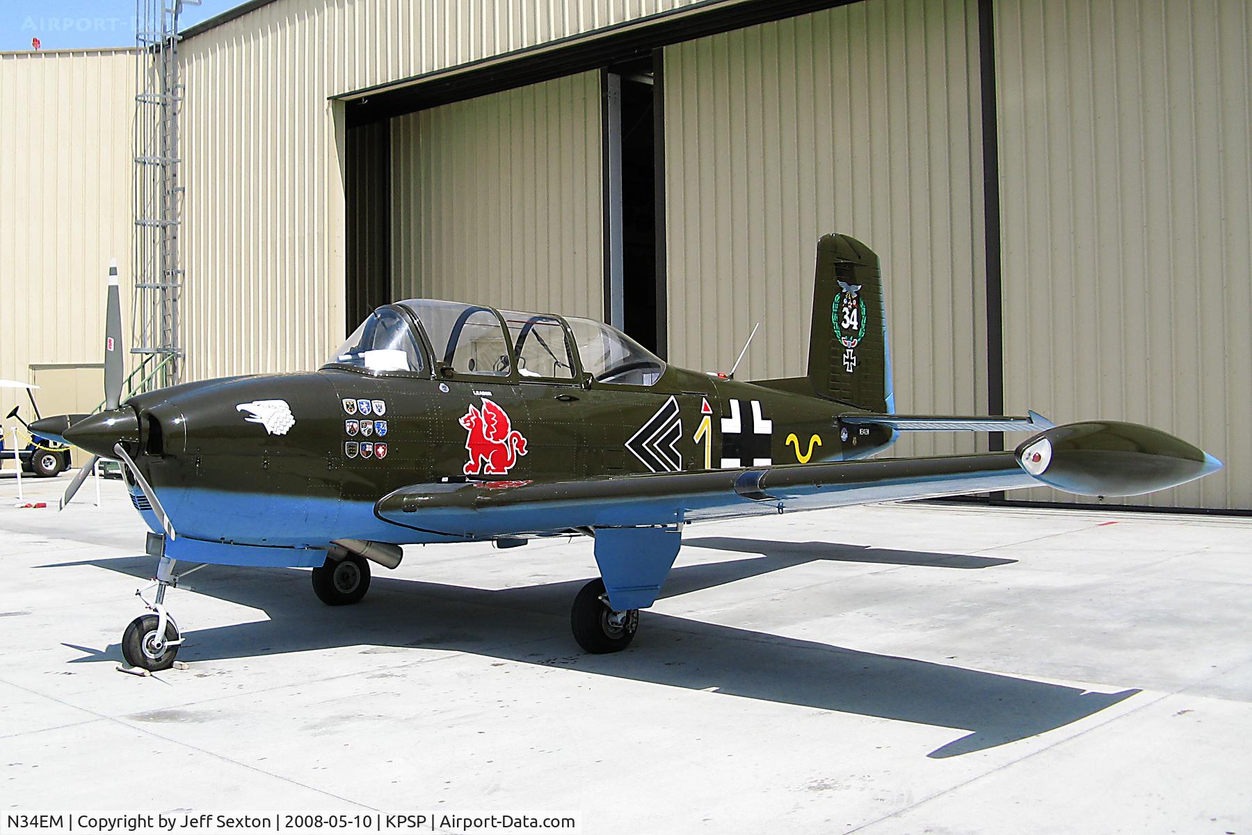 N34EM, 1953 Beech (CCF) T-34A (A45) Mentor C/N CCF34-119, Palm Springs Air Museum