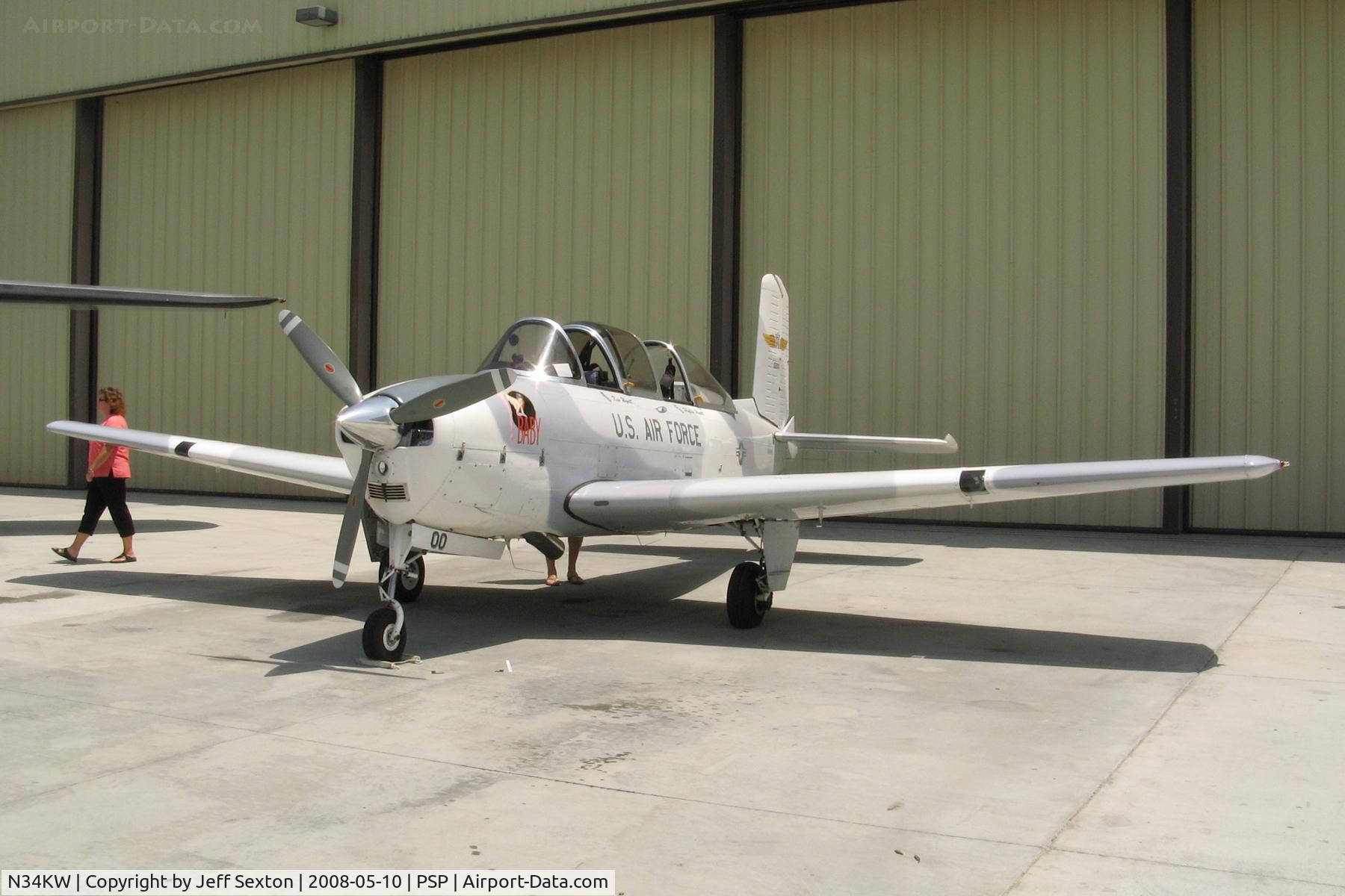N34KW, 1955 Beech T-34A-BH Mentor Mentor C/N G-757, Palm Springs Air Museum
