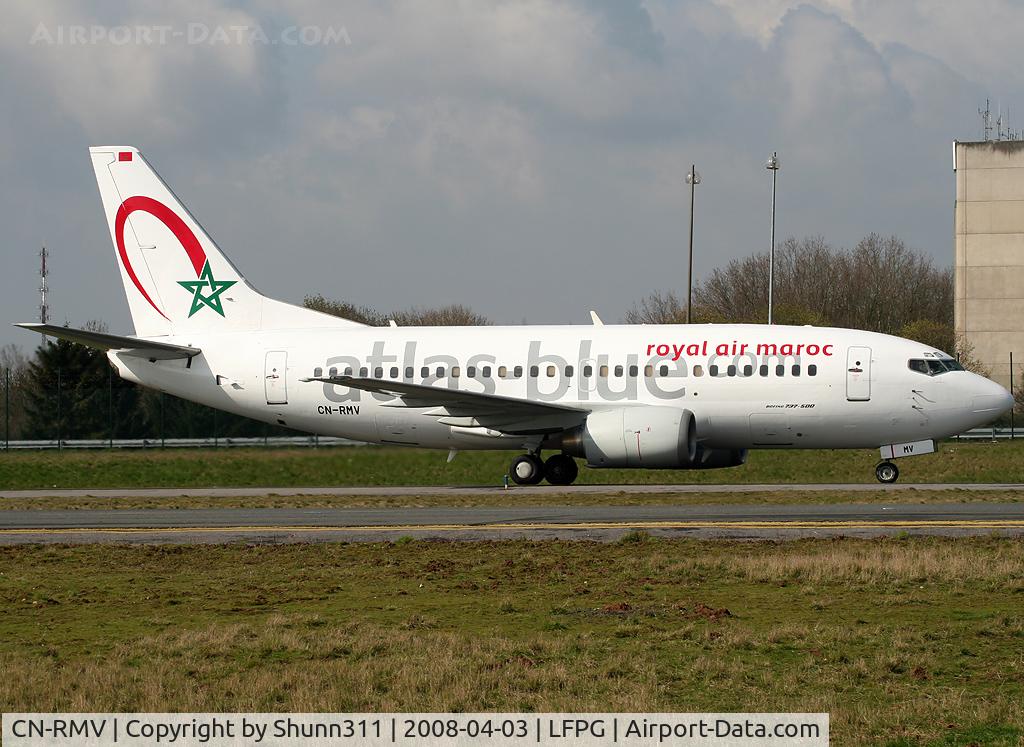 CN-RMV, 1991 Boeing 737-5B6 C/N 25317, Passing on parallels runways