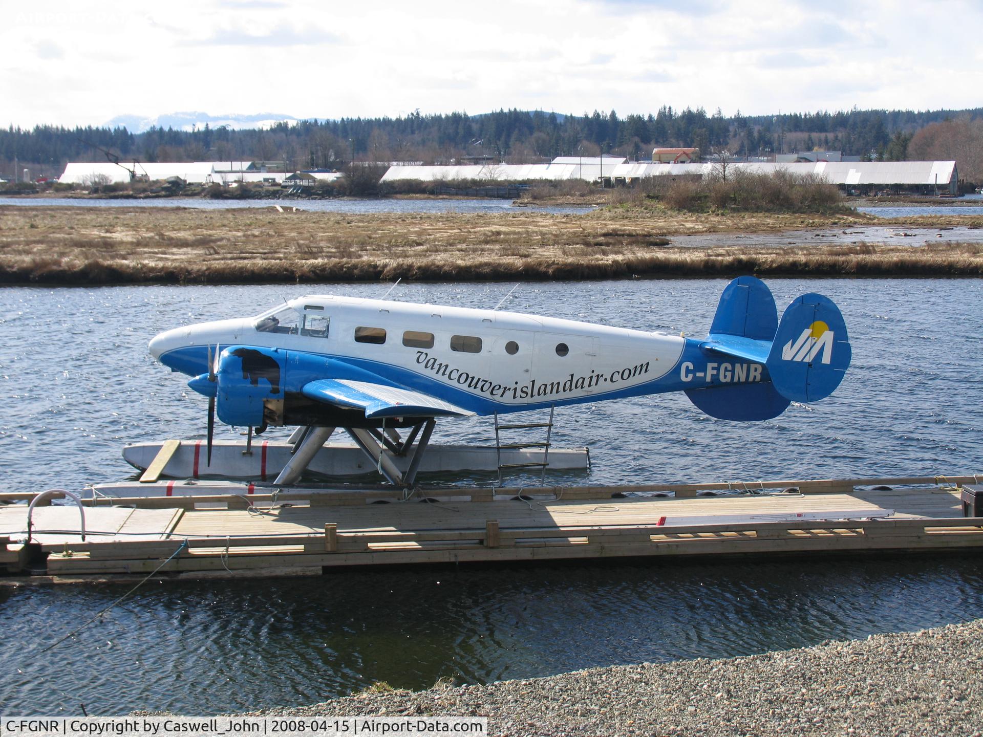 C-FGNR, 1952 Beech Expeditor 3NM C/N CA-191, Vancouver Island Air, Beech 18 ,Campbell River, B.C.