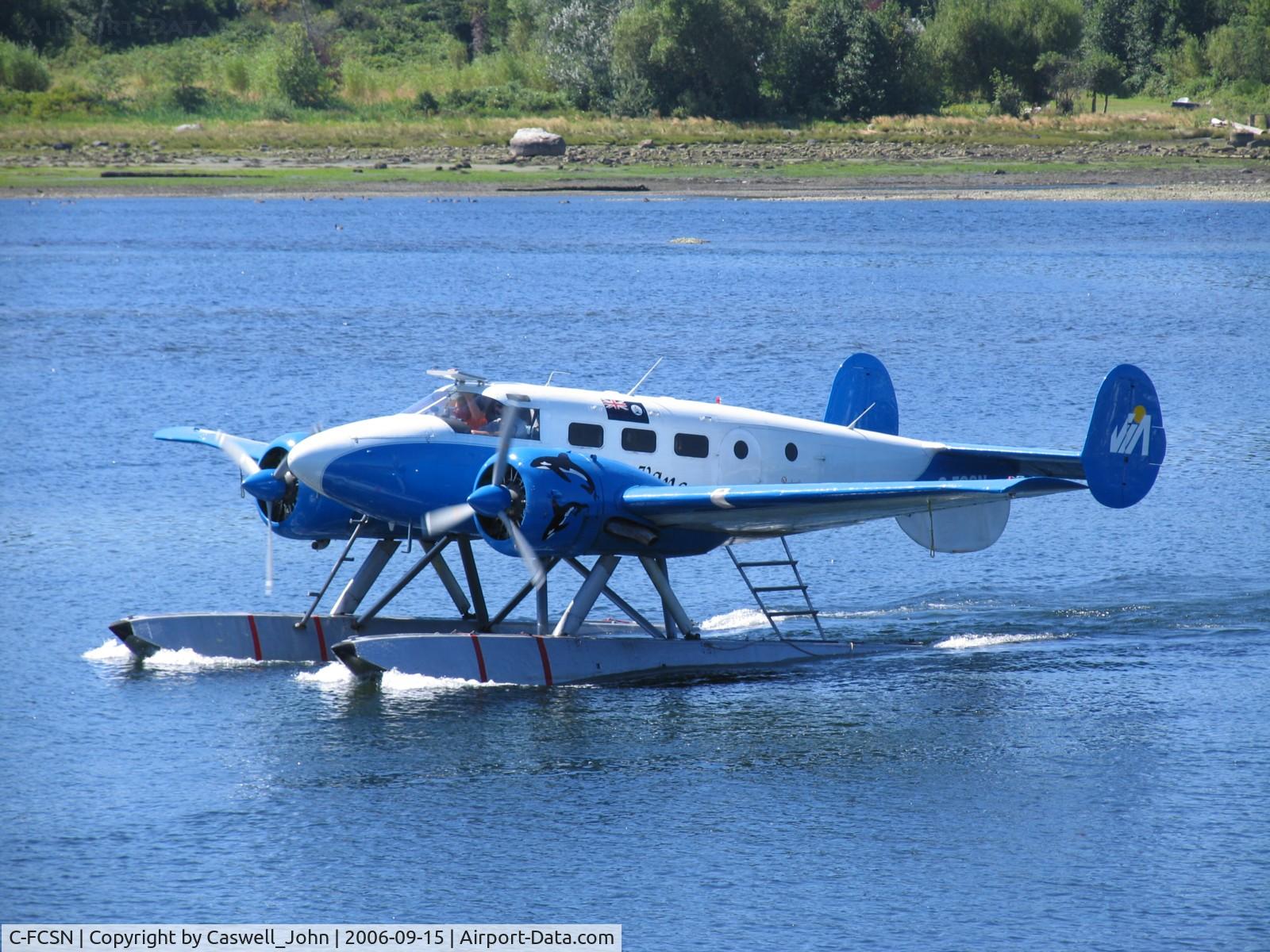 C-FCSN, 1952 Beech D18S C/N CA-16, VIA, Beech 18, Campbell River, B.C.