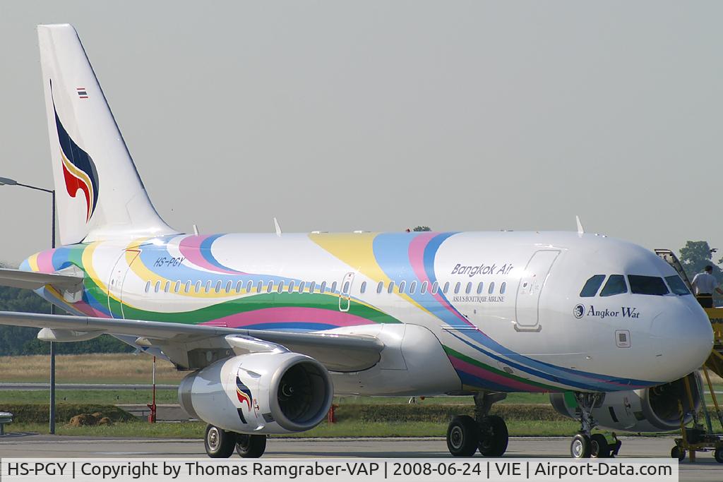 HS-PGY, 2008 Airbus A319-132 C/N 3454, Bangkok Air Airbus A319