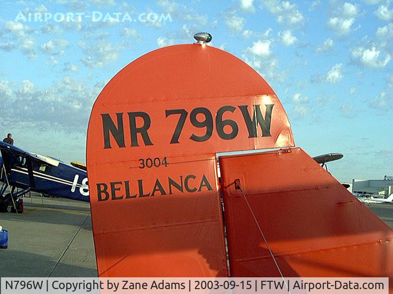 N796W, 2003 Bellanca CH-400 Skyrocket (replica) C/N 3004, National Air Tour stop at Ft. Worth Meacham Field - 2003