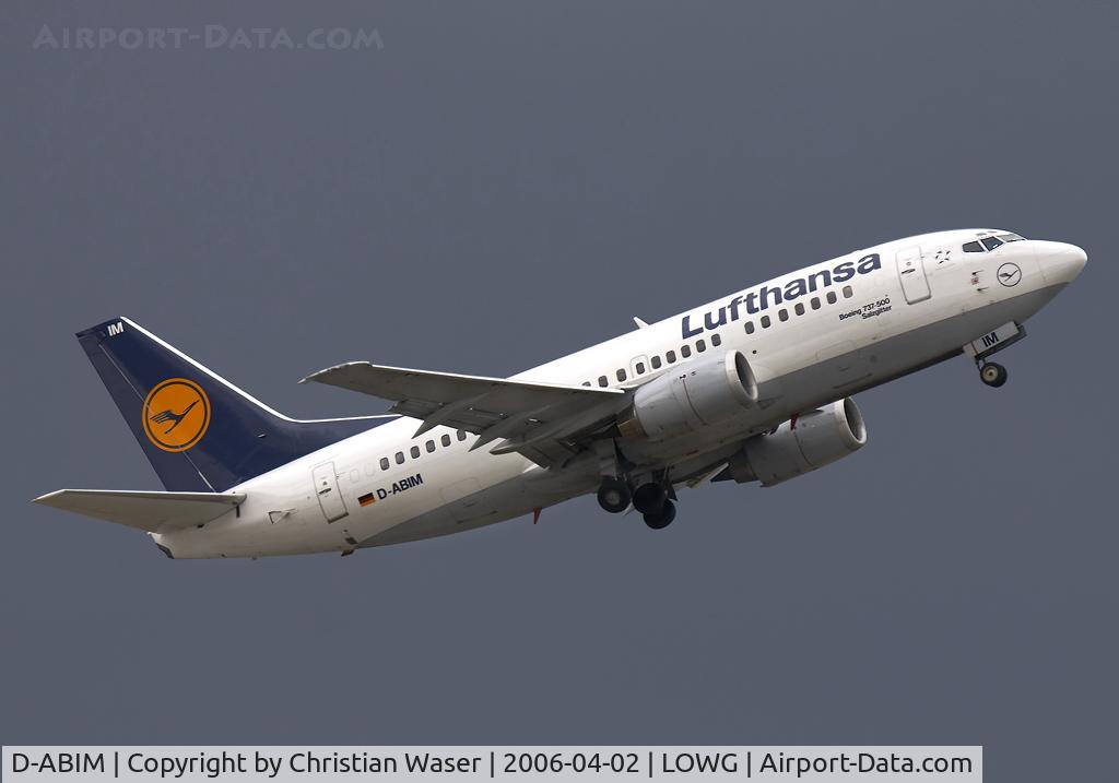 D-ABIM, 1991 Boeing 737-530 C/N 24937, Lufthansa