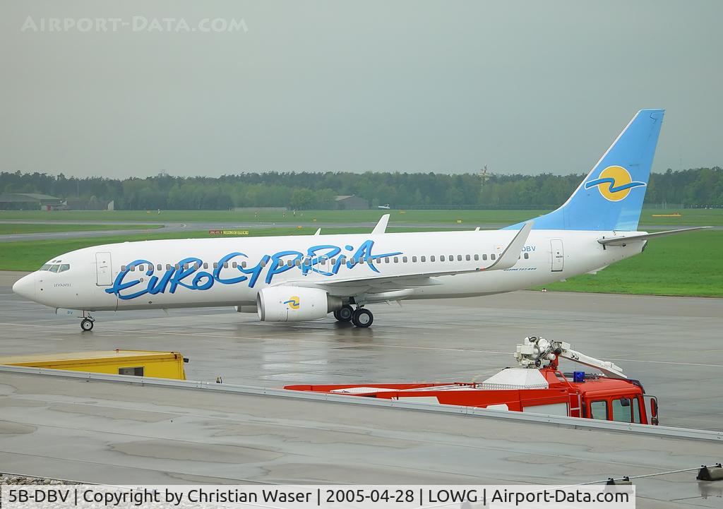 5B-DBV, 2003 Boeing 737-8Q8 C/N 30654, Eurocypria