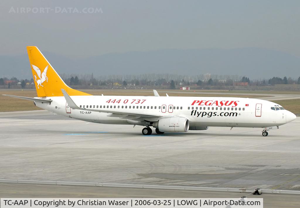 TC-AAP, 2002 Boeing 737-86N C/N 32736, Pegasus