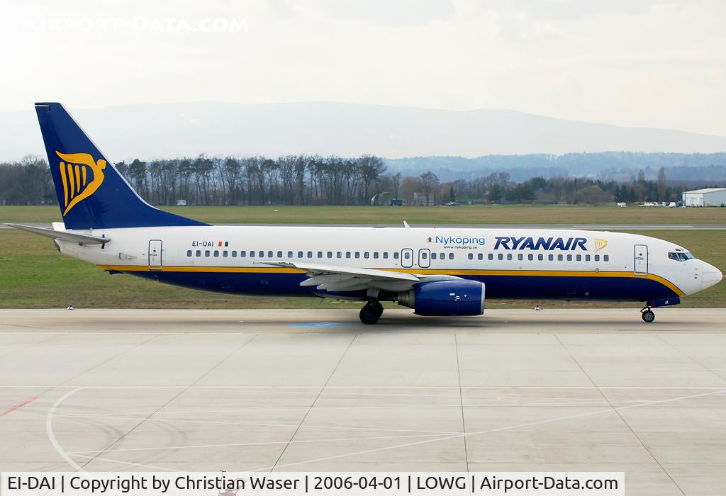 EI-DAI, 2003 Boeing 737-8AS C/N 33547, Ryanair