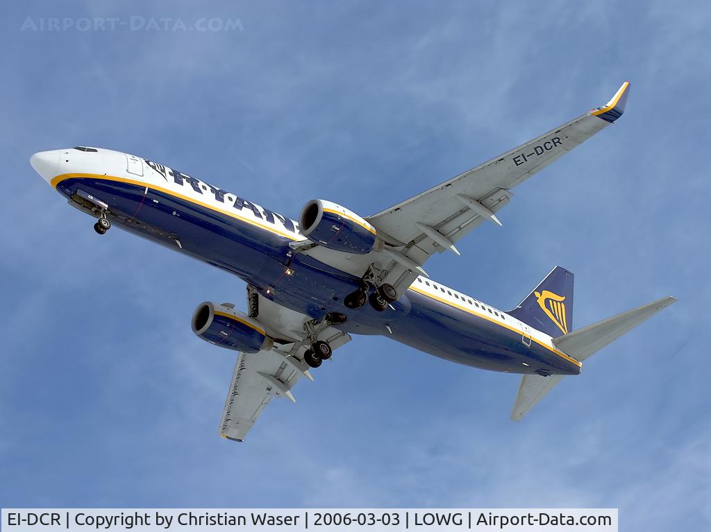 EI-DCR, 2004 Boeing 737-8AS C/N 33811, Ryanair