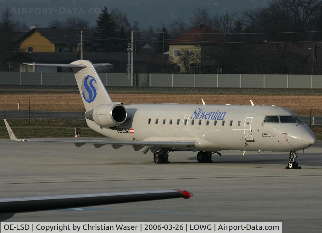 OE-LSD, 1999 Canadair CRJ-200ER (CL-600-2B19) C/N 7329, Slovenian Spirit