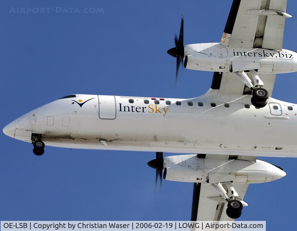 OE-LSB, 1998 De Havilland Canada DHC-8-314Q Dash 8 C/N 525, Intersky