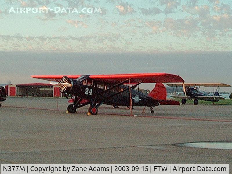 N377M, 1929 Curtiss-Wright Travel Air A-6000-A C/N A6A-2003, National Air Tour stop at Ft. Worth Meacham Field - 2003