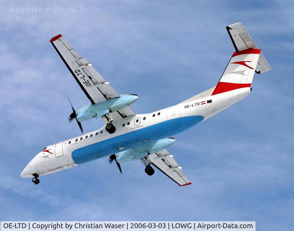 OE-LTD, 1995 De Havilland Canada DHC-8-314Q Dash 8 C/N 400, Austrian Arrows