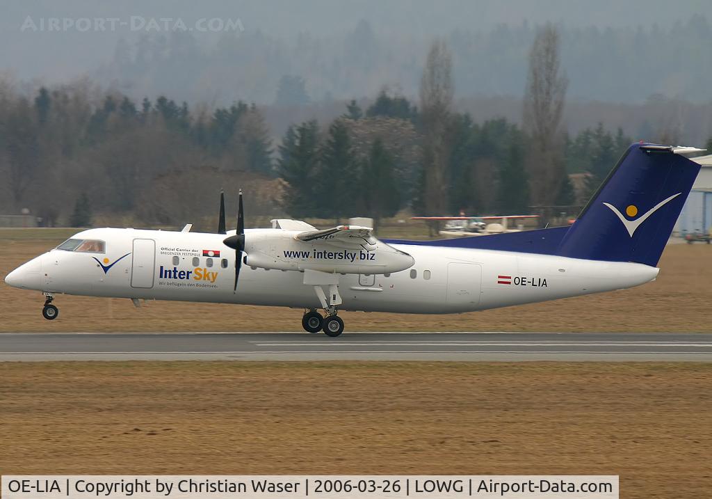 OE-LIA, 1997 De Havilland Canada DHC-8-314 Dash 8 C/N 505, Intersky