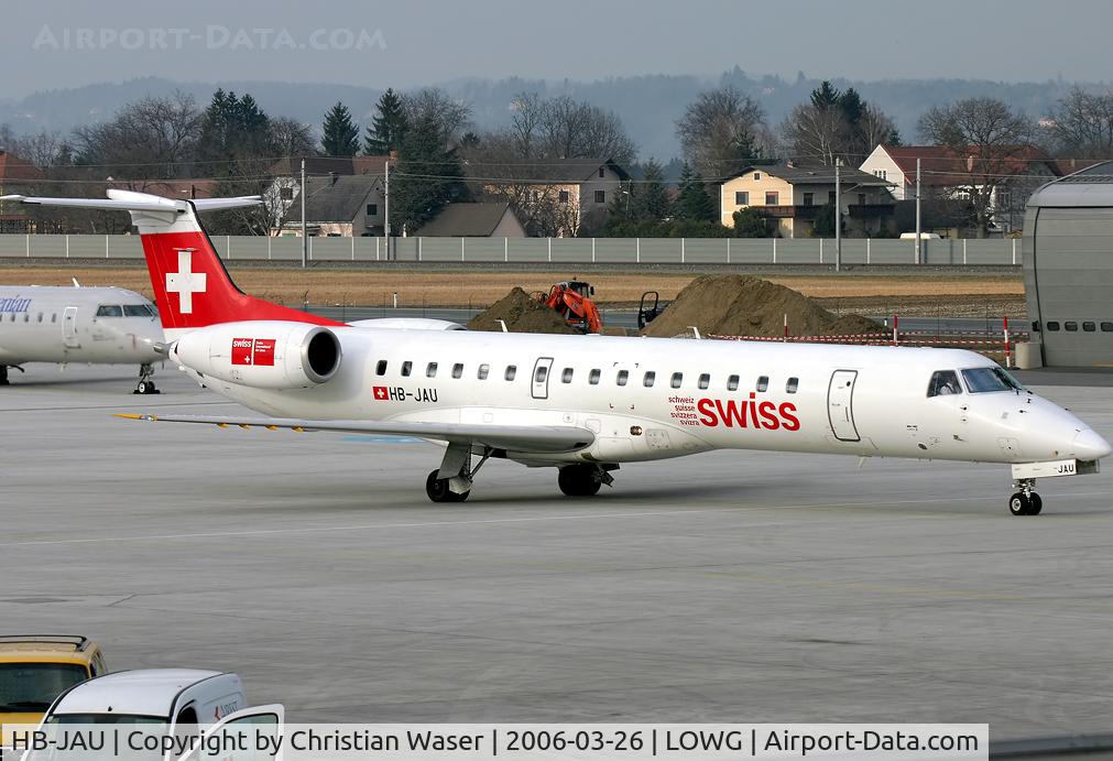 HB-JAU, 2002 Embraer EMB-145LU (ERJ-145LU) C/N 145570, Swiss