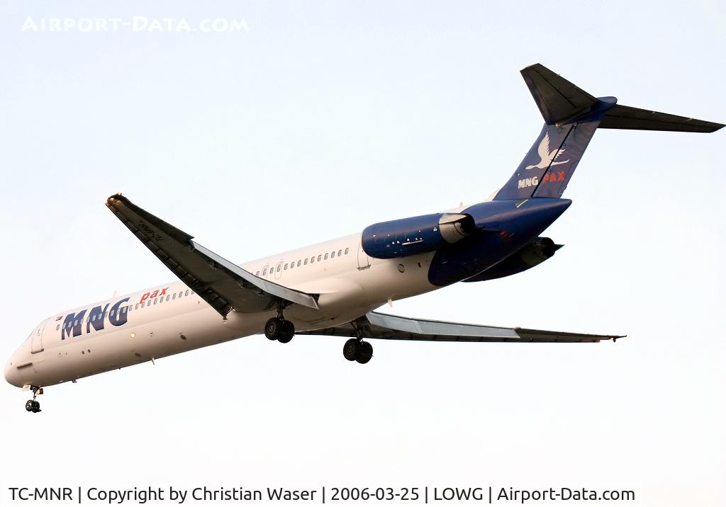 TC-MNR, 1982 McDonnell Douglas MD-82 (DC-9-82) C/N 48097, MNG Pax MD-80