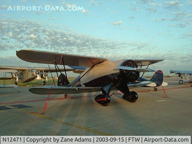 N12471, 1932 Waco UEC C/N 3637, National Air Tour stop at Ft. Worth Meacham Field - 2003