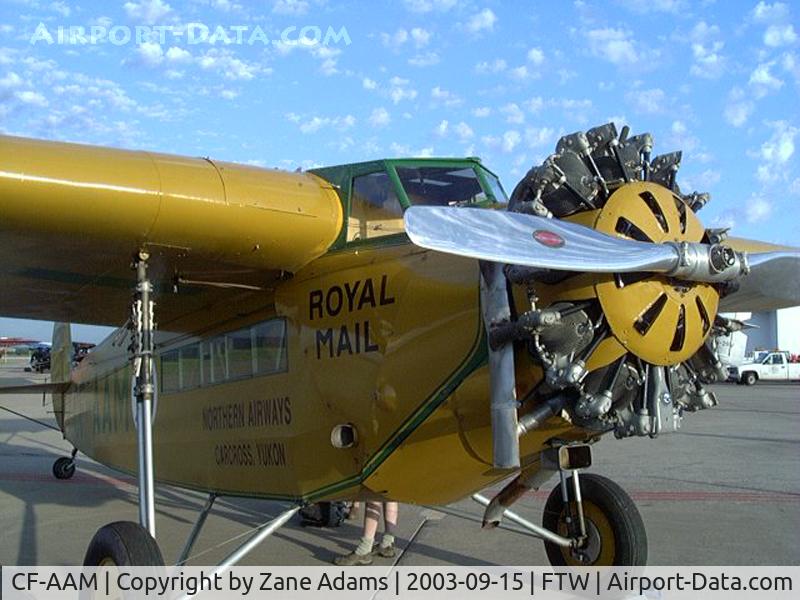 CF-AAM, 1929 Fokker SUPER UNIVERSAL C/N 827, National Air Tour stop at Ft. Worth Meacham Field - 2003
