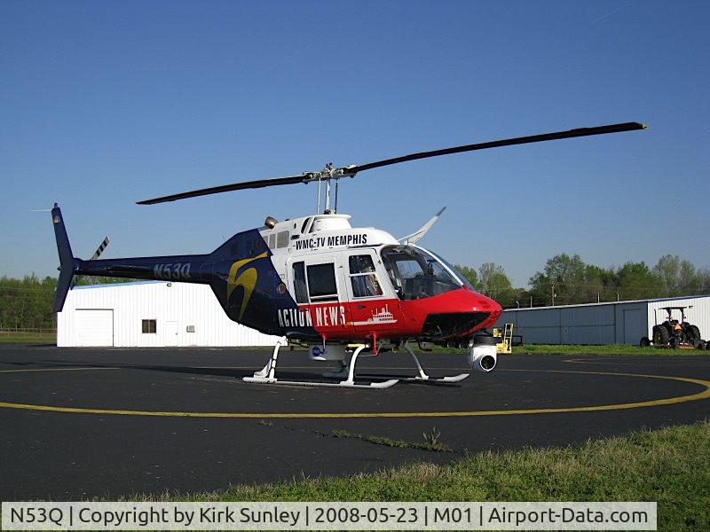 N53Q, Bell 206B C/N 4035, N53Q Sky 5 WMC-TV Front