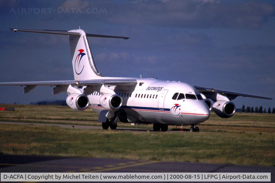 D-ACFA, 1991 British Aerospace BAe.146-200 C/N E2200, Eurowings