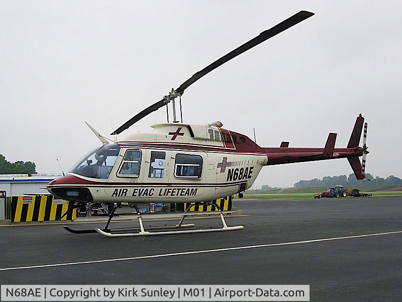 N68AE, 1981 Bell 206L-1 LongRanger II C/N 45647, N68AE Air Evac Lifeteam 206L