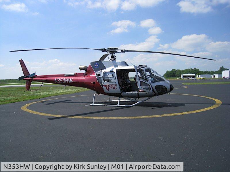 N353HW, 2001 Eurocopter AS-350B-3 Ecureuil Ecureuil C/N 3401, N353HW Hospital Wing AS-350 B3
