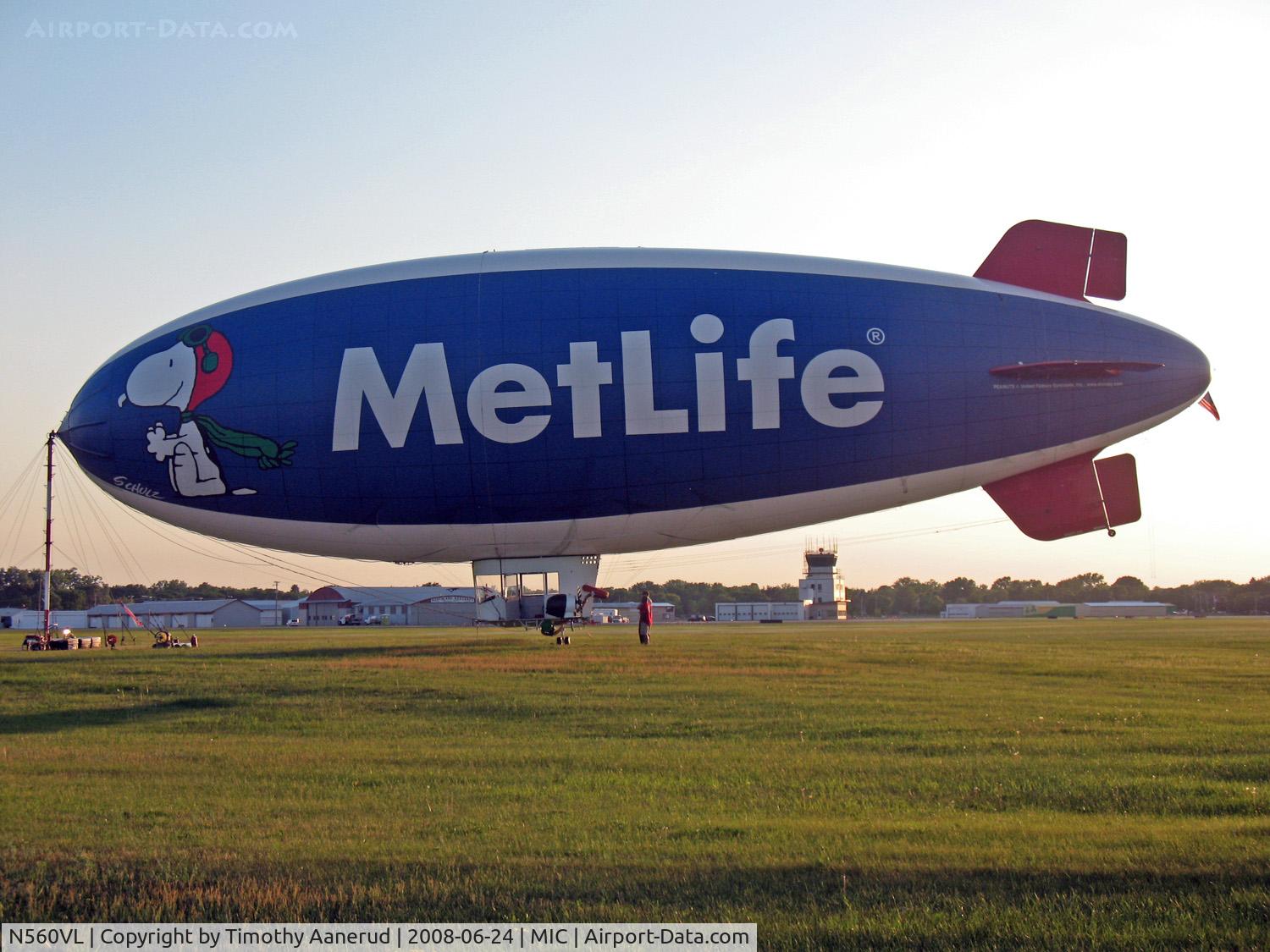 N560VL, 1991 American Blimp Corp A60R C/N 005, American Blimp Corp A60R, serial #5