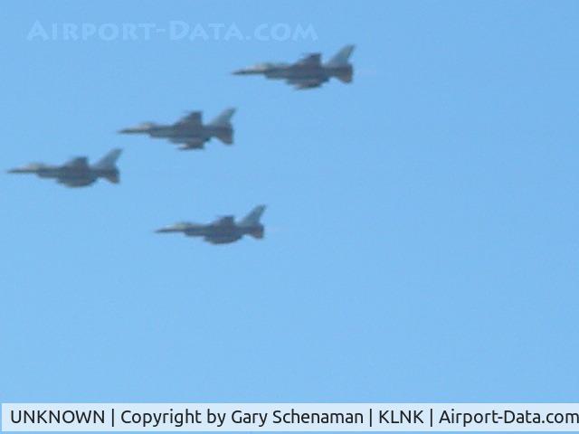 UNKNOWN, General Dynamics F-16C Fighting Falcon C/N Unknown, F-16'S OVER MEMORIAL STADIUM.  NE FOOTBALL GAME